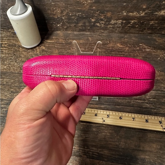 Lilly Pulitzer Pink Glasses Case Vibrant Glossy Structured - Picture 11 of 14